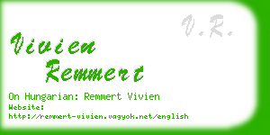 vivien remmert business card
